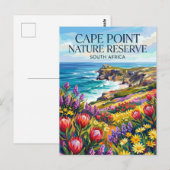 Cape-Point-Naturreservat Südafrika Postkarte (Vorne/Hinten)