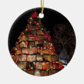 Cape Porpoise feiert Weihnachtsfeiern Keramik Ornament (Vorne)