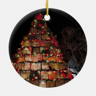 Cape Porpoise feiert Weihnachtsfeiern Keramik Ornament