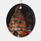 Cape Porpoise feiert Weihnachtsfeiern Keramik Ornament (Links)