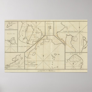 Cape Providence, St. David's Cove, Chile Poster