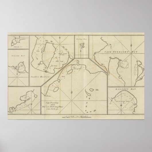 Cape Providence, St. David's Cove, Chile Poster (Vorne)