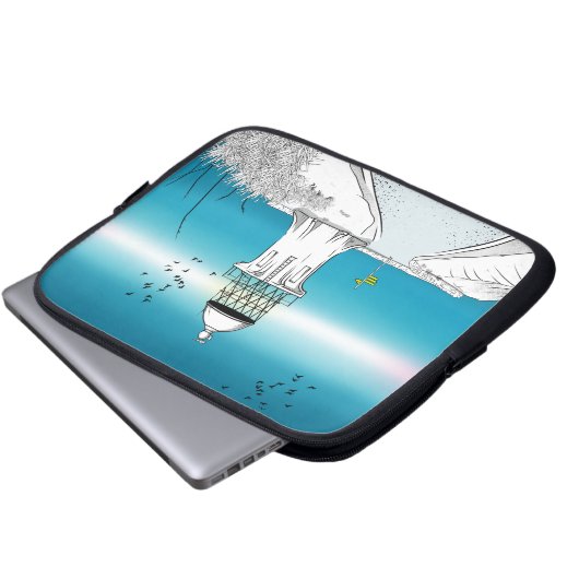 Cape Reinga Lighthouse Neuseeland Laptopschutzhülle (Vorne Knopf)