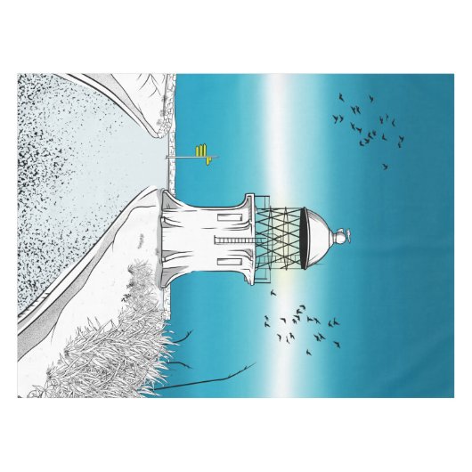 Cape Reinga Lighthouse Neuseeland Tischdecke (Vorderseite (Horizontal))