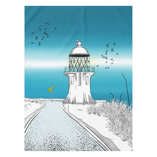 Cape Reinga Lighthouse Neuseeland Tischdecke (Vorderseite)