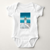 Cape Reinga Lighthouse Northland NZ Baby Strampler (Vorderseite)