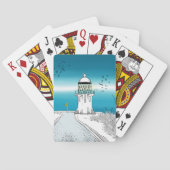 Cape Reinga Lighthouse NZ Spielkarten (Rückseite)