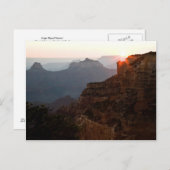 Cape Royal Sunset Postkarte (Vorne/Hinten)