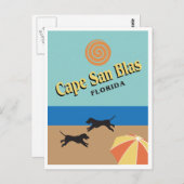 Cape San Blas, Abbildung Florida Postkarte (Vorne/Hinten)