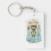 Cape San Blas Florida Beach Cat Schlüsselanhänger (Vorderseite)