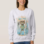 Cape San Blas Florida Beach Cat Sweatshirt (Vorderseite)