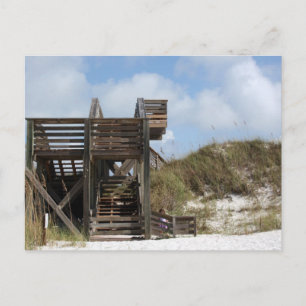 Cape San Blas Florida Dunewalk vom Strand Postkarte
