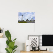 Cape San Blas, Florida, Leuchtturm, Florida Poster (Heimbüro)