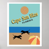 Cape San Blas Florida Poster (Vorne)