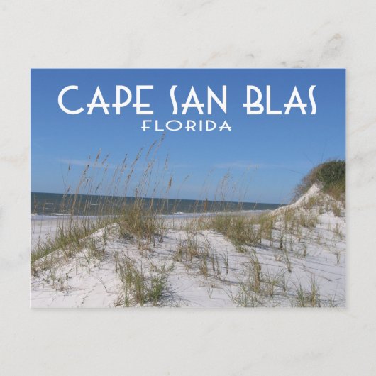 Cape San Blas Florida Postkarte (Vorderseite)