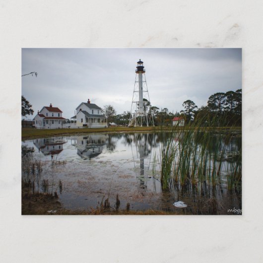 Cape San Blas Leuchtturm Postkarte (Vorderseite)