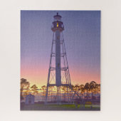 Cape San Blas Lighthouse, Port St. Joe, Sunset Puzzle (Vertikal)
