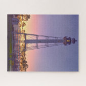 Cape San Blas Lighthouse, Port St. Joe, Sunset Puzzle (Horizontal)