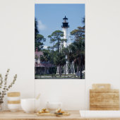 Cape San Blas Lighthouse Poster (Küche)