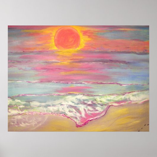 Cape San Blas Sunset Beach Poster (Vorne)