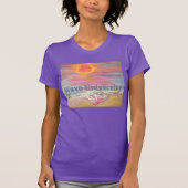 Cape San Blas Sunset Beach Waves T-Shirt (Vorderseite)