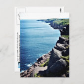 Cape Spear Cliffs Postkarte (Vorne/Hinten)