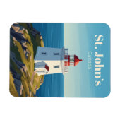 Cape Spear Leuchtturm Kanada Magnet (Horizontal)