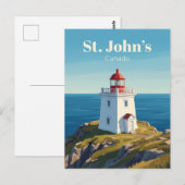 Cape Spear Leuchtturm Kanada Postkarte (Vorne/Hinten)