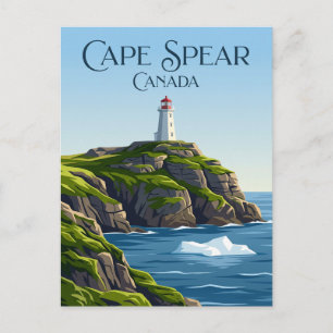 Cape Spear Leuchtturm Kanada Postkarte