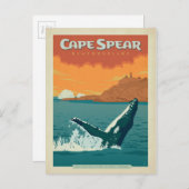 Cape Spear, Neufundland Postkarte (Vorne/Hinten)