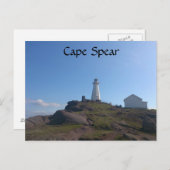 Cape Spear Postkarte (Vorne/Hinten)
