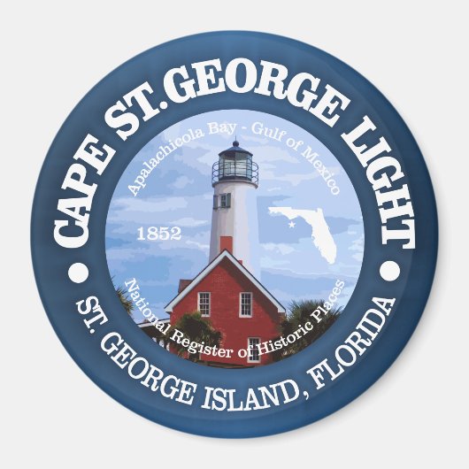 Cape St George Light Magnet (Vorne)