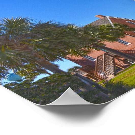 Cape St. George Lighthouse, Florida Poster (Ecke)