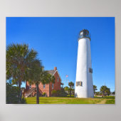 Cape St. George Lighthouse, Florida Poster (Vorne)