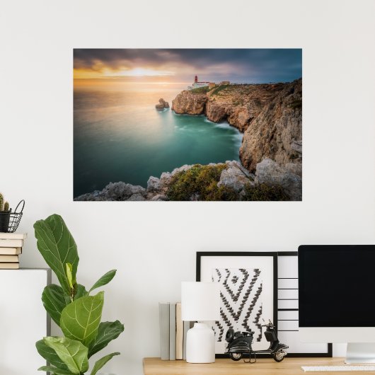Cape St. Vincent | Sagres, Algarve, Portugal Poster (Heimbüro)