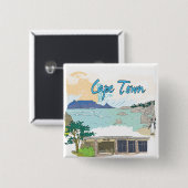 Cape Town Button (Vorne & Hinten)