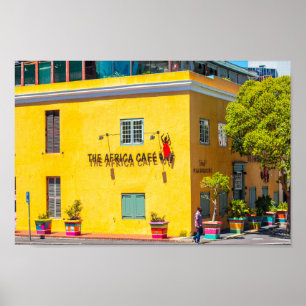 Cape Town Cityscape Architecture South Africa Poster