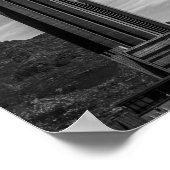 Cape Town Cityscape Table Mountain Südafrika Poster (Ecke)