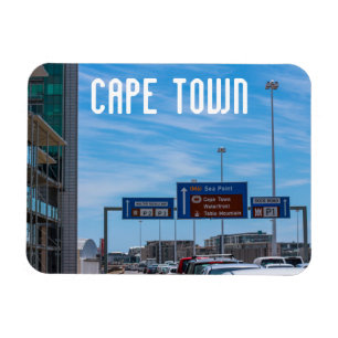 Cape Town Cityscape Traffic Street Südafrika Magnet