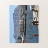 Cape Town-Hafen und Tabellen-Berg Puzzle (Vertikal)