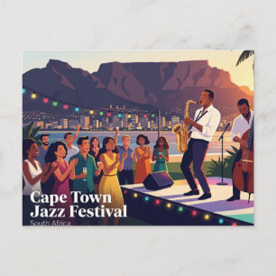 Cape Town International Jazz Festival Südafrika Postkarte