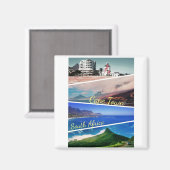 Cape Town Lion's Head Landscape Collage Magnet (Vorderseite/Rückseite)