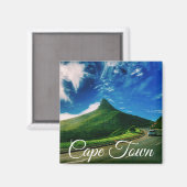 Cape Town Lion's Head Landschaft Magnet (Vorderseite/Rückseite)