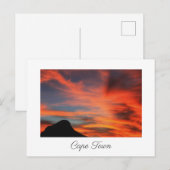 Cape Town Lion's Head Sunset View Postkarte (Vorne/Hinten)