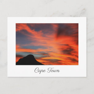 Cape Town Lion's Head Sunset View Postkarte