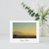 Cape Town Lion's Head Sunset View Postkarte (Stehend Vorderseite)