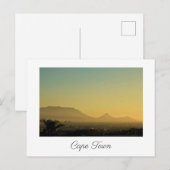 Cape Town Lion's Head Sunset View Postkarte (Vorne/Hinten)