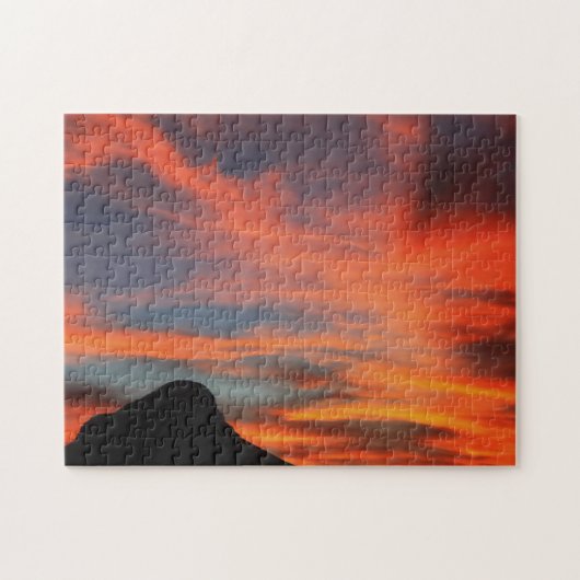 Cape Town Lion's Head Sunset View Puzzle (Horizontal)