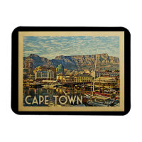 Cape Town Magnet South Africa Vintage Travel
