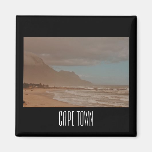 Cape Town Ocean Waves Beach Camps Bay Magnet (Vorne)